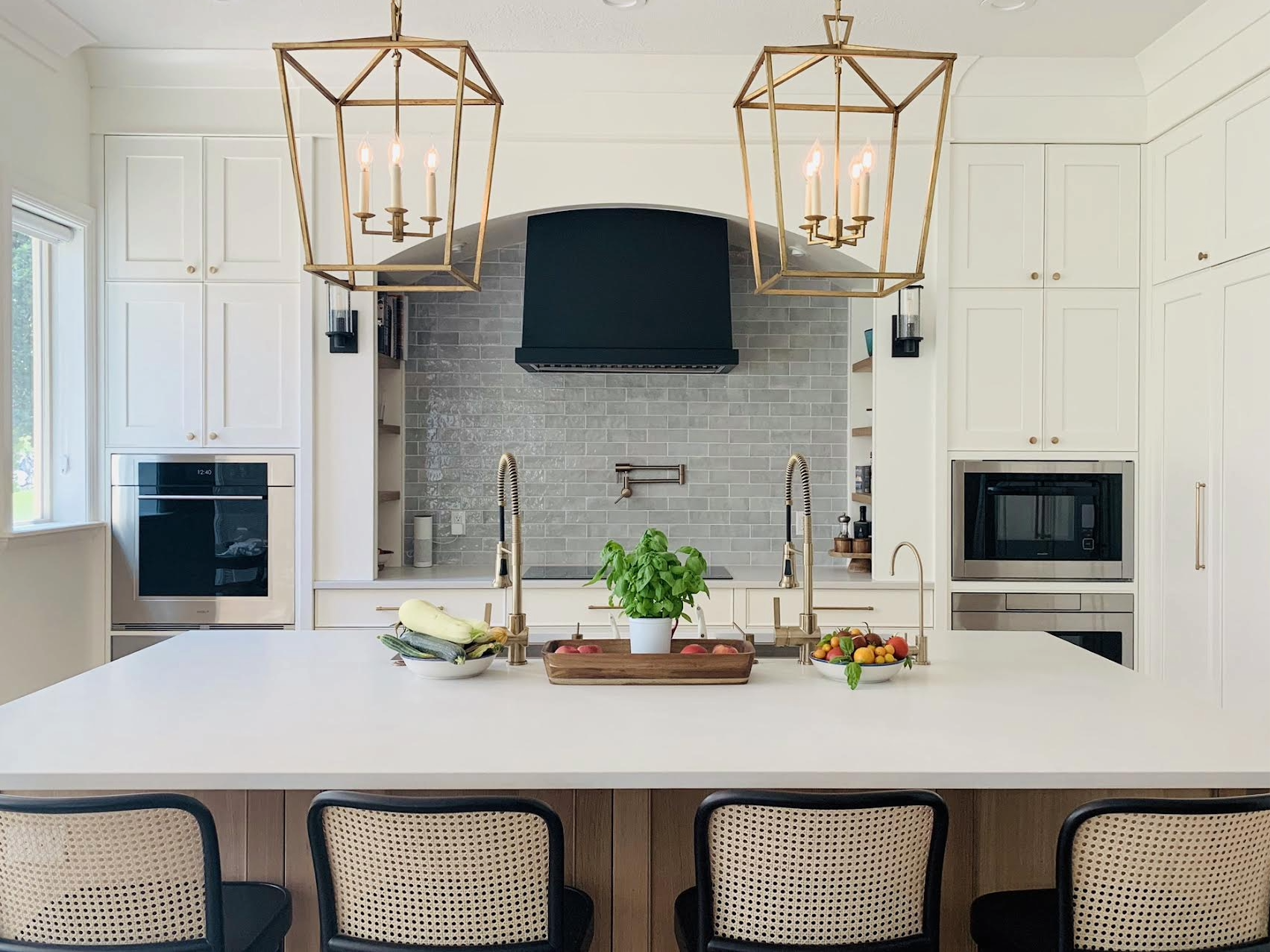 Luxe kitchen — the finished result